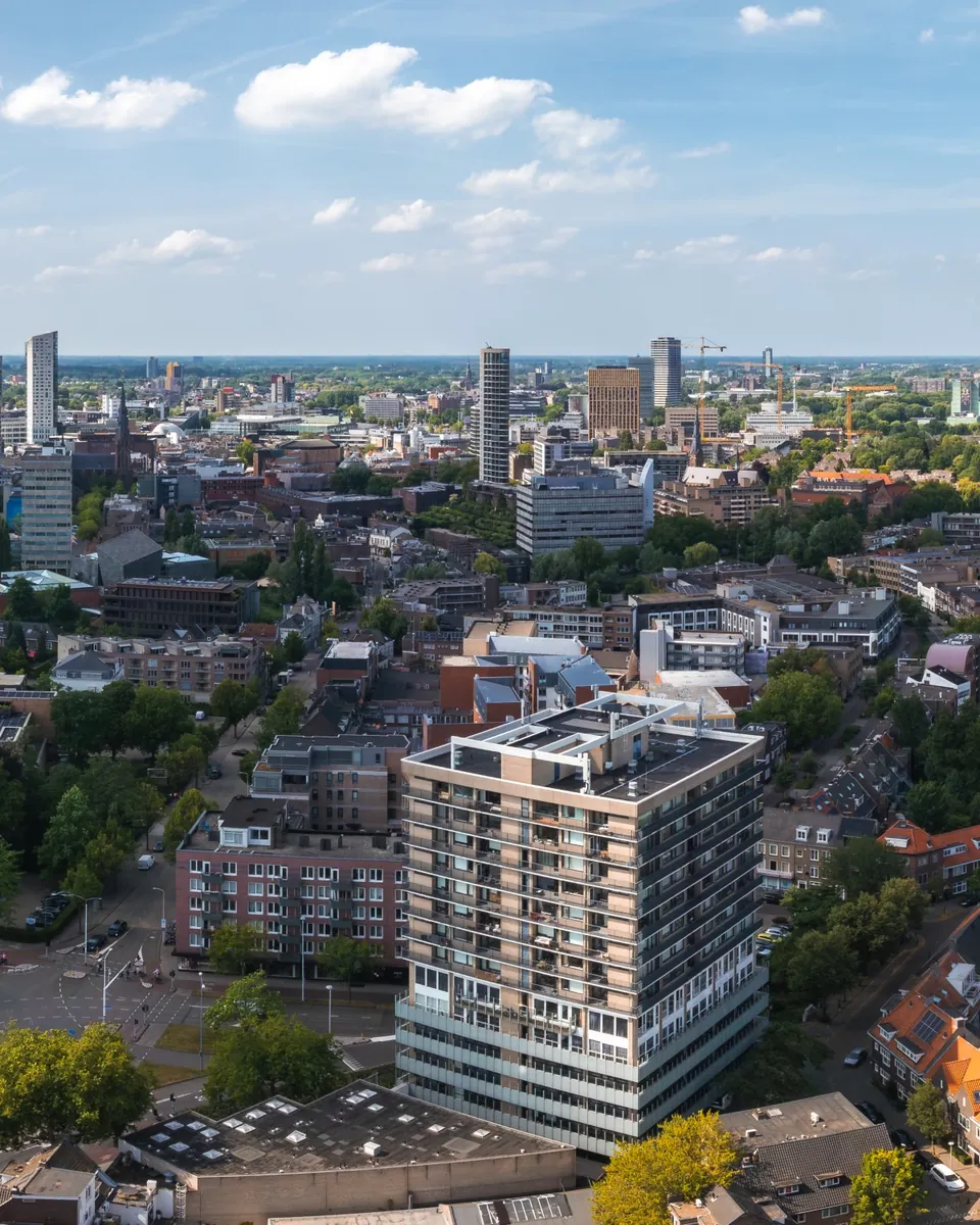 Luchtfoto van Eindhoven